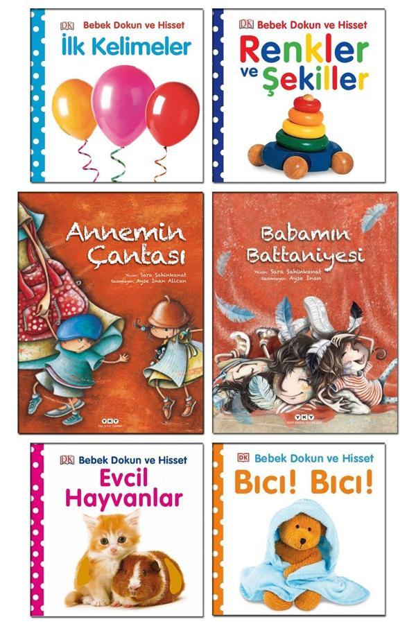 Yapı Kredi Yayınları Annemin Çantası Babamın Battaniyesi Pearson Bebek Dokun Ve Hisset İlk Kelimeler Renkler Ve Şekiller - Yapı Kredi Yayınları - Image 1