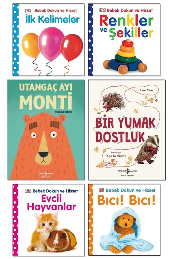 İş Bankası Kültür Yayınları Utangaç Ayı Monti Pearson Bebek Dokun Ve Hisset İlk Kelimeler Renkler Ve Şekiller Evcil Hayvanlar - İş Bankası Kültür Yayınları - Image 1