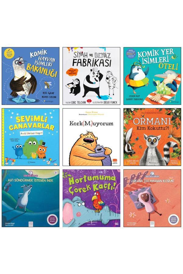 Domingo Yayınevi Komik Hayvan İsimleri Bakanlığı Siyah Ve Beyaz Fabrikası Komik Yer İsimleri Oteli Sevimli Canavarlar - Domingo Yayınevi - Image 1