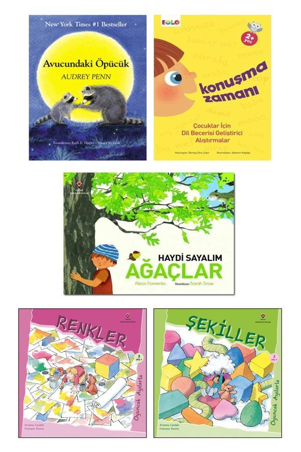 İş Bankası Kültür Yayınları Avucundaki Öpücük Eolo Konuşma Zamanı Haydi Sayalım Ağaçlar Renkler Şekiller Bebek Kitapları - İş Bankası Kültür Yayınları - Image 1