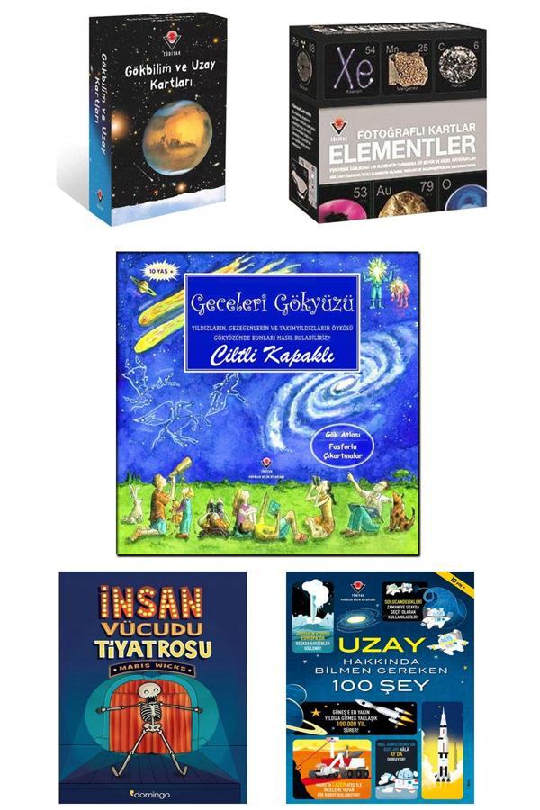 Tübitak Yayınları İnsan Vücudu Tiyatrosu Uzay Hakkında Bilmen Gökbilim Uzay Kartları Element Kartları Geceleri Gökyüzü - Tübitak Yayınları - Image 1