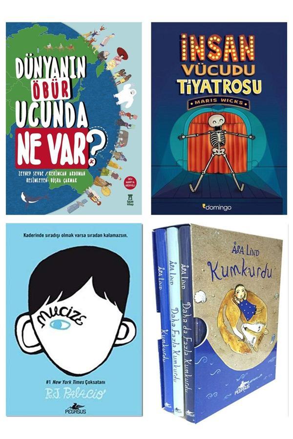 Domingo Yayınevi Dünyanın Öbür Ucunda Ne Var? İnsan Vücudu Tiyatrosu Mucize R.J. Palacio Kumkurdu Serisi 3Lü Asa Lind - Domingo Yayınevi - Image 1