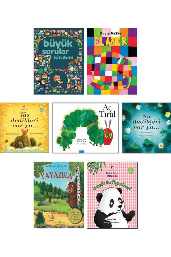 Tübitak Yayınları Aç Tırtıl Eric Carle Büyük Sorular Kitabım Yayazula Elmer David Mckee Taş Dedikleri Var Ya Nerede Bu - Tübitak Yayınları - Image 1
