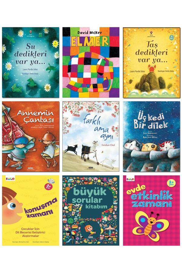 Yapı Kredi Yayınları Elmer Eolo Evde Etkinlik Zamanı Konuşma Zamanı Annemin Çantası Farklı Ama Aynı Büyük Sorular Kitabım - Yapı Kredi Yayınları - Image 1