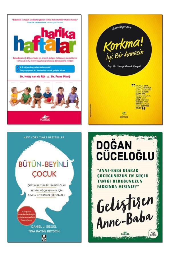 Elma Yayınevi Korkma İyi Bir Annesin Bütün Beyinli Çocuk Geliştiren Anne Baba Doğan Cüceloğlu Harika Haftalar - Image 1