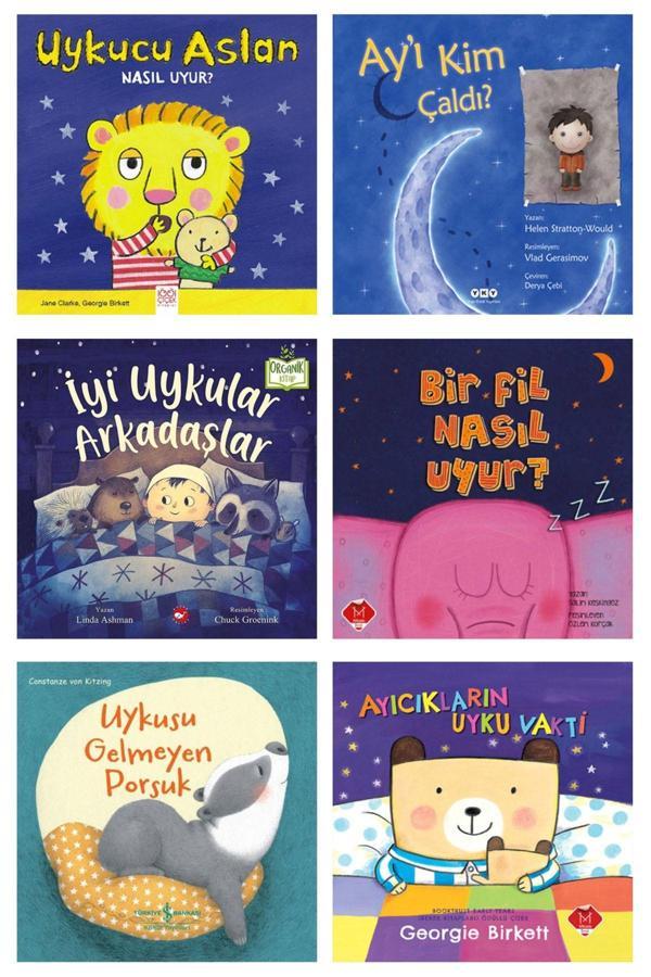 Yapı Kredi Yayınları İyi Uykular Arkadaşlar Uykucu Aslan Nasıl Uyur? Ay'I Kim Çaldı? Uykusu Gelmeyen Porsuk Ayıcıkların - Yapı Kredi Yayınları - Image 1
