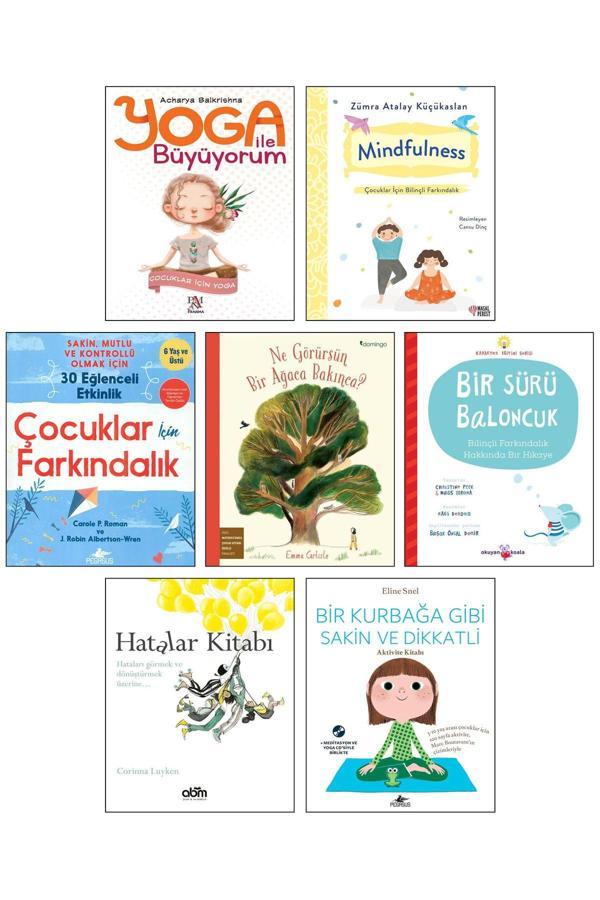 Panama Yayıncılık Yoga İle Büyüyorum Mindfulness Çocuklar İçin Bilinçli Farkındalık Ne Görürsün Bir Ağaca Bakınca? 7Li - Panama Yayıncılık - Image 1