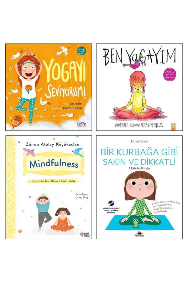 Masalperest Çocuklar Için Bilinçli Farkındalık Mindfulness Yogayı Seviyorum Ben Yogayım Bir Kurbağa Gibi Sakin - Masalperest - Image 1