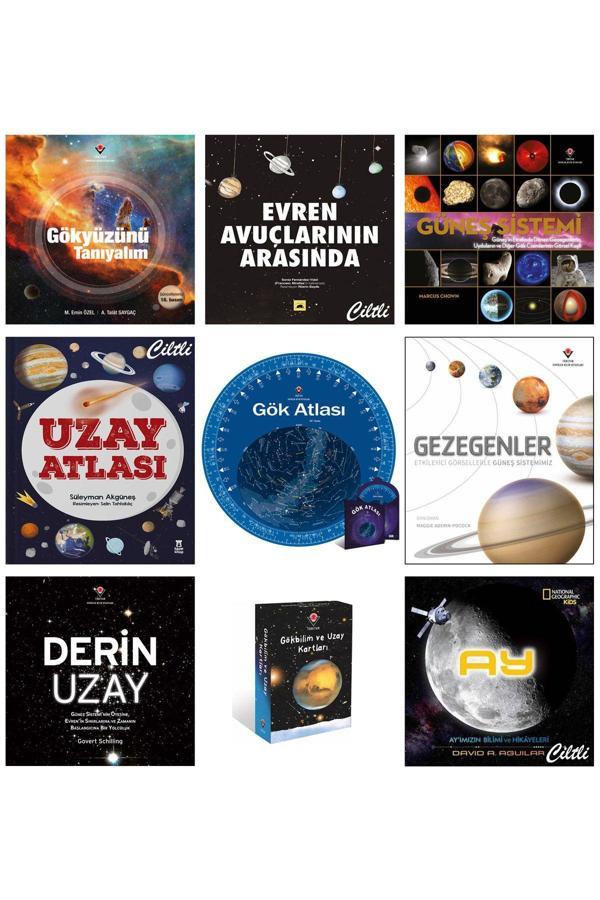 Tübitak Yayınları Gökyüzünü Tanıyalım Güneş Sistemi Derin Uzay Atlası Gezegenler Gök Atlası Gökbilim Ve Uzay Kartları - Tübitak Yayınları - Image 1