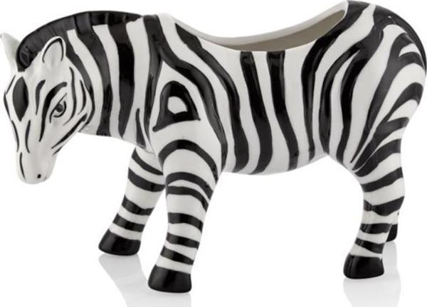 Lamedore Lou Zebra Saksı Küçük Boy 25.5 x 10 x 16 Cm - Image 1
