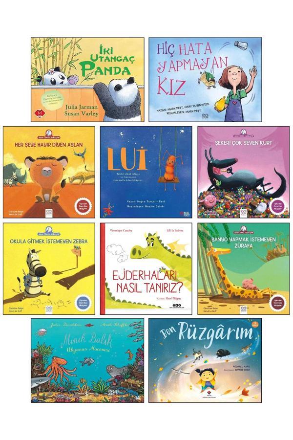İş Bankası Kültür Yayınları İki Utangaç Panda Hiç Hata Yapmayan Kız Her Şeye Hayır Diyen Aslan Lui Okula Gitmek İstemeyen Zebra - İş Bankası Kültür Yayınları - Image 1