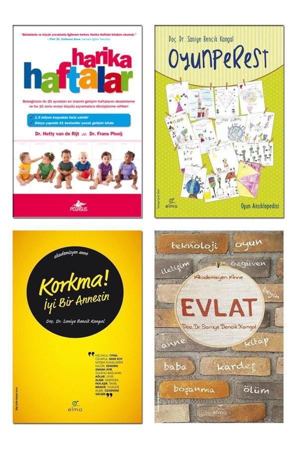 Elma Yayınevi Harika Haftalar Frans Plooij Oyunperest Korkma İyi Bir Annesin Evlat Akademisyen Anne Saniye Bencik - Image 1