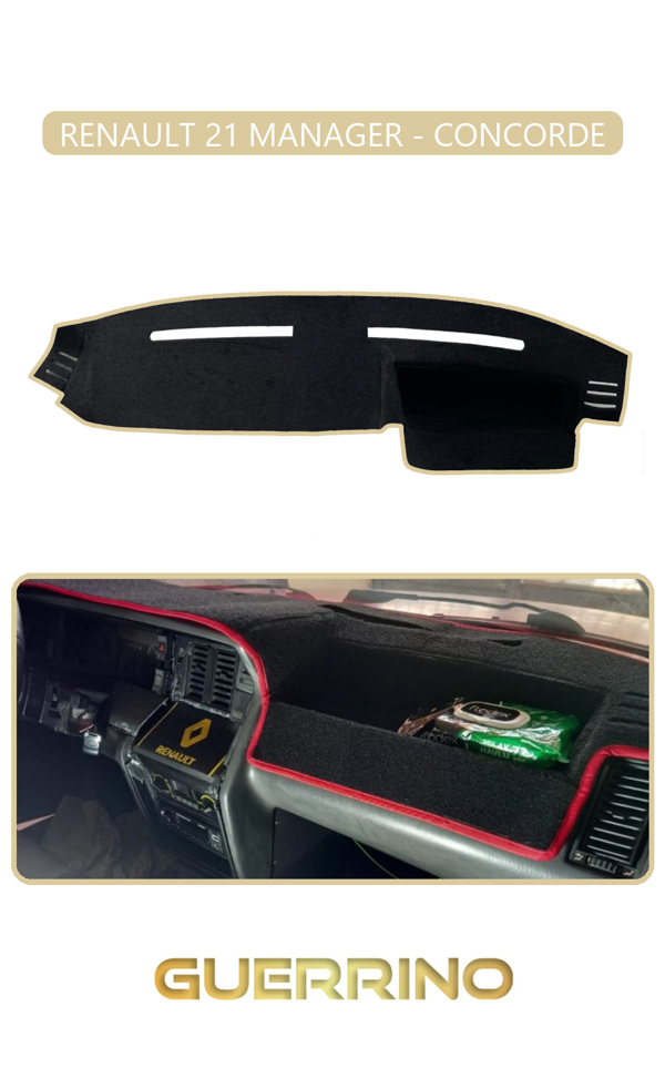Alisevashop Renault 21 Manager - Concordetorpido Koruma Halısı Bej Kenar  - Image 1