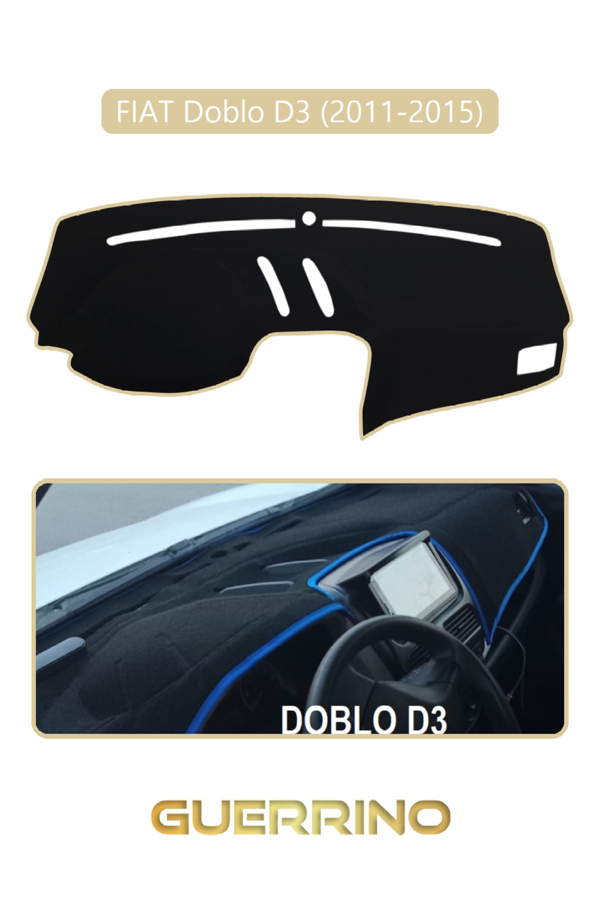 Alisevashop Fıat Doblo D3 2010-13 Modellerine Uyguntorpido Koruma Halısı Bej Kenar  - Image 1