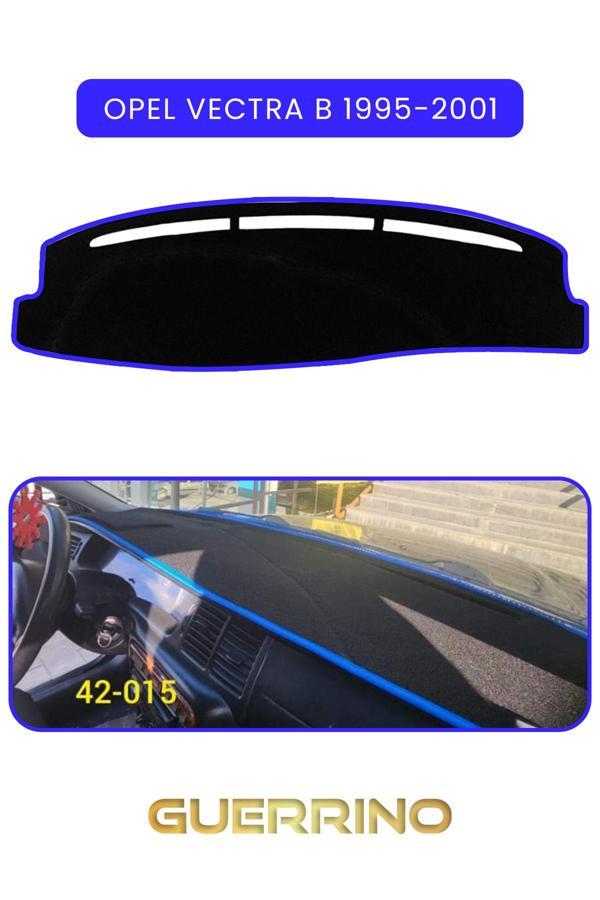 Alisevashop Opel Vectra B (1995-2001)Torpido Koruma Halısı Mavi Kenar  - Image 1