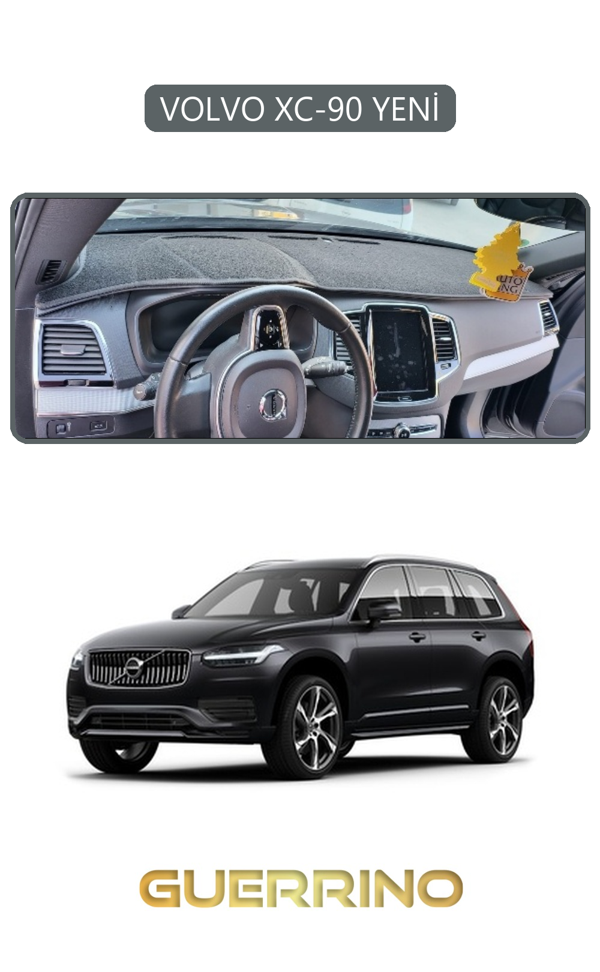 Alisevashop Volvo Xc-90 Yenitorpido Koruma Halısı Gri Kenar  - Image 1