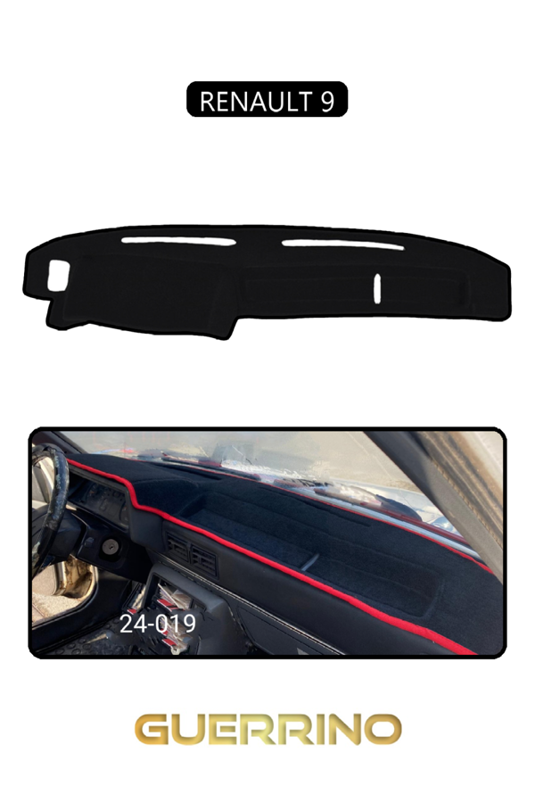 Alisevashop Renault 9 Torpido Koruma Halısı Siyah Kenar  - Image 1