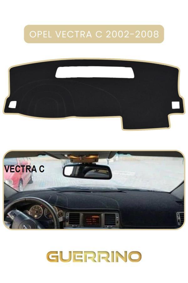 Alisevashop Opel Vectra C 2002-2008 Torpido Koruma Halısı Bej Kenar  - Image 1