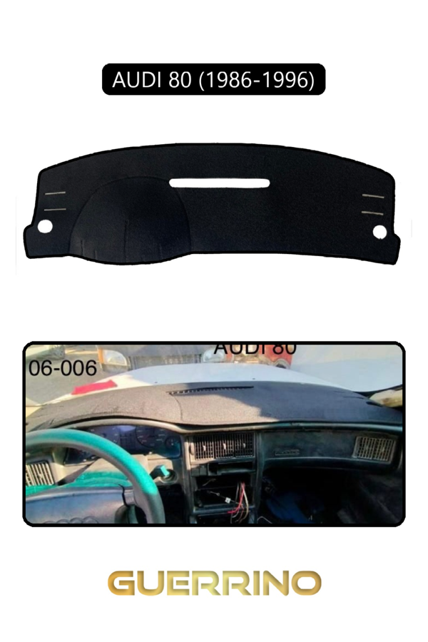 Alisevashop Audı 80 (1986-1996)Torpido Koruma Halısı Siyah Kenar  - Image 1