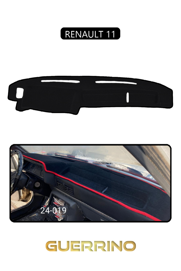 Alisevashop Renault 11Torpido Koruma Halısı Siyah Kenar  - Image 1