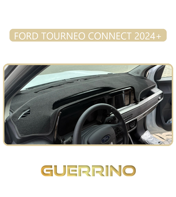 Alisevashop Ford Torneo Courıer 2023+ Torpido Koruma Halısı Bej Kenar  - Image 1