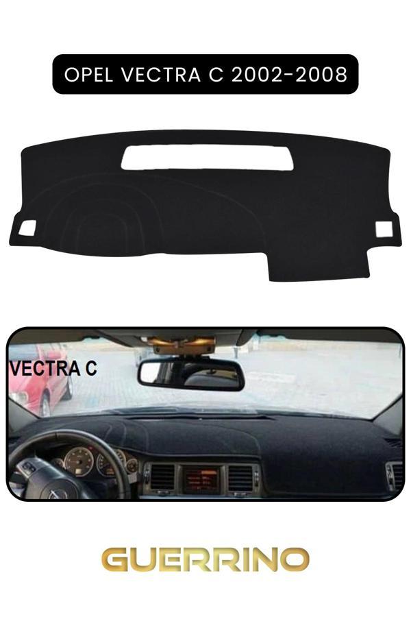 Alisevashop Opel Vectra C 2002-2008 Torpido Koruma Halısı Siyah Kenar  - Image 1