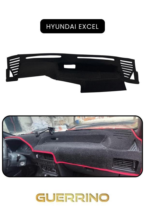 Alisevashop Hyundai Exceltorpido Koruma Halısı Siyah Kenar  - Image 1