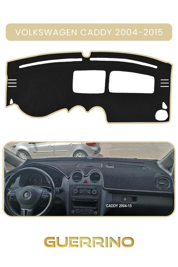 Alisevashop Volkswagen Caddy (2004-2015 )Torpido Koruma Halısı Bej Kenar  - Image 1