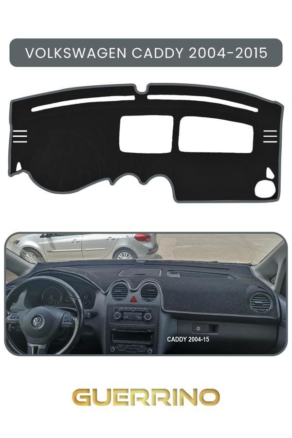 Alisevashop Volkswagen Caddy (2004-2015 )Torpido Koruma Halısı Gri Kenar  - Image 1