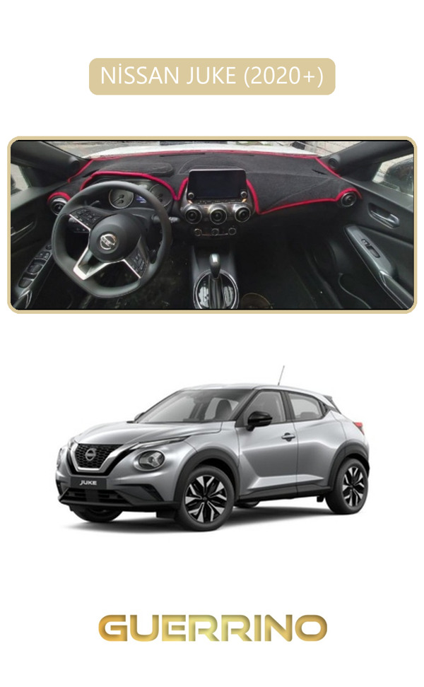 Alisevashop Nissan Juke 2020+Torpido Koruma Halısı Bej Kenar  - Image 1