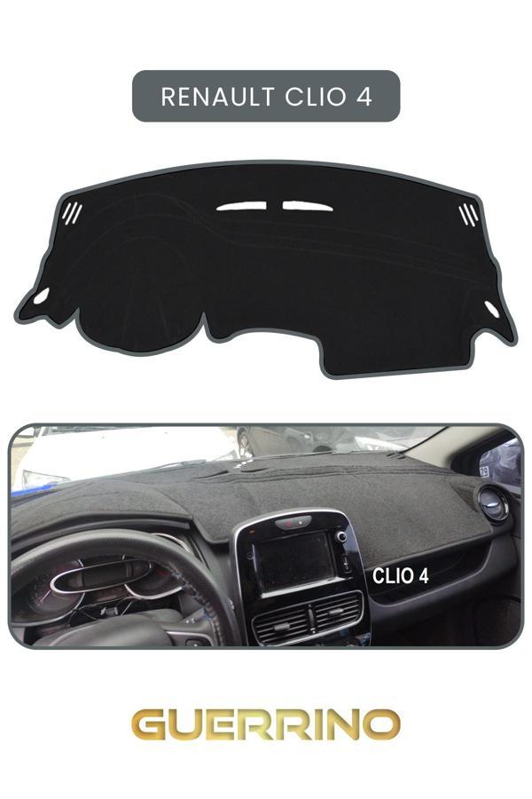 Alisevashop Renault Clio 4Torpido Koruma Halısı Gri Kenar  - Image 1