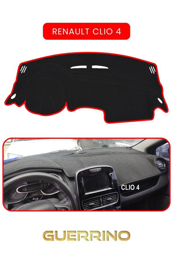 Alisevashop Renault Clio 4Torpido Koruma Halısı Kırmızı Kenar  - Image 1