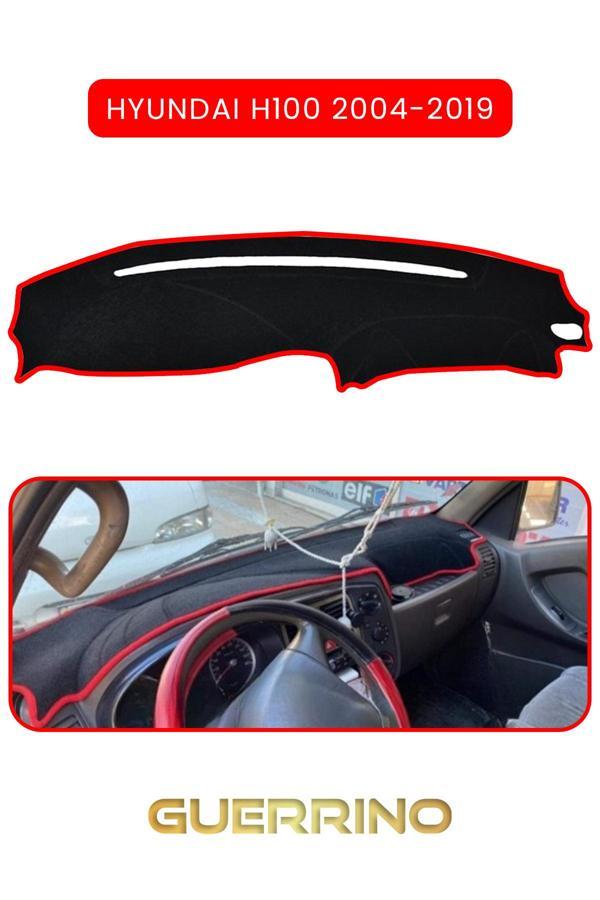 Alisevashop Hyundai H100 2004-2019Torpido Koruma Halısı Kırmızı Kenar  - Image 1