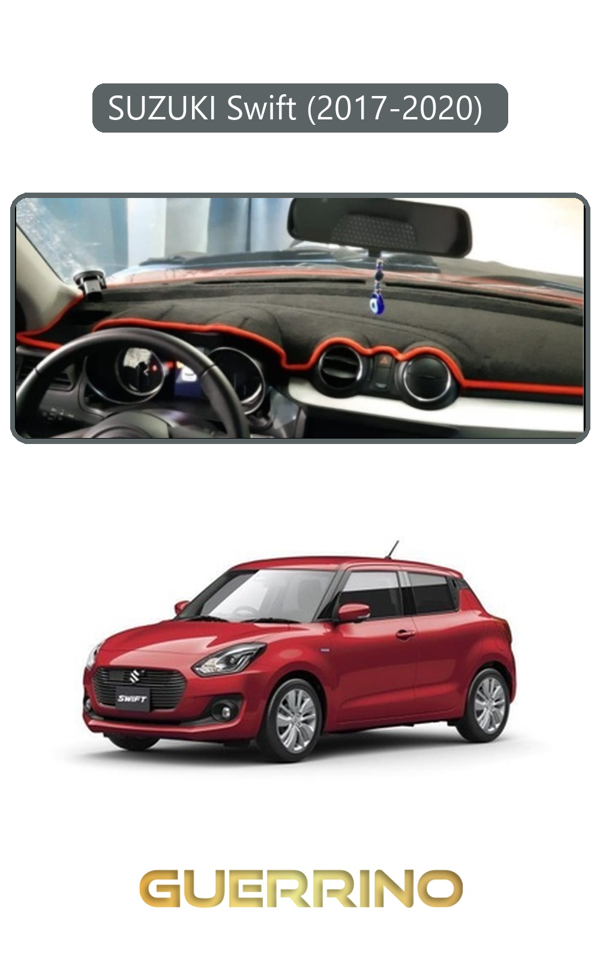 Alisevashop Suzukı Swift   2017-2020 Torpido Koruma Halısı Gri Kenar  - Image 1