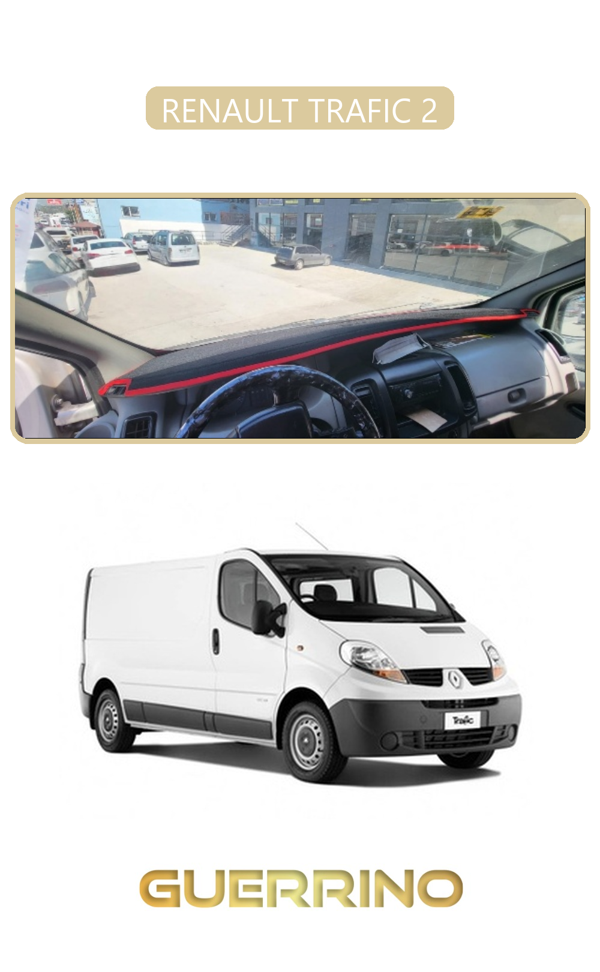 Alisevashop Renault Trafıc 2Torpido Koruma Halısı Bej Kenar  - Image 1