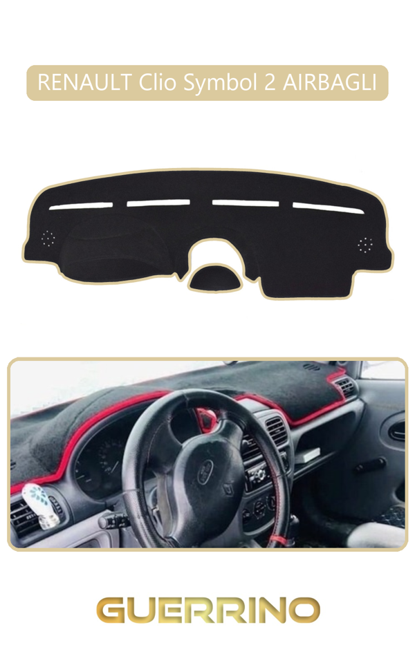 Alisevashop Renault Clio Symbol 2 Aırbaglıtorpido Koruma Halısı Bej Kenar  - Image 1