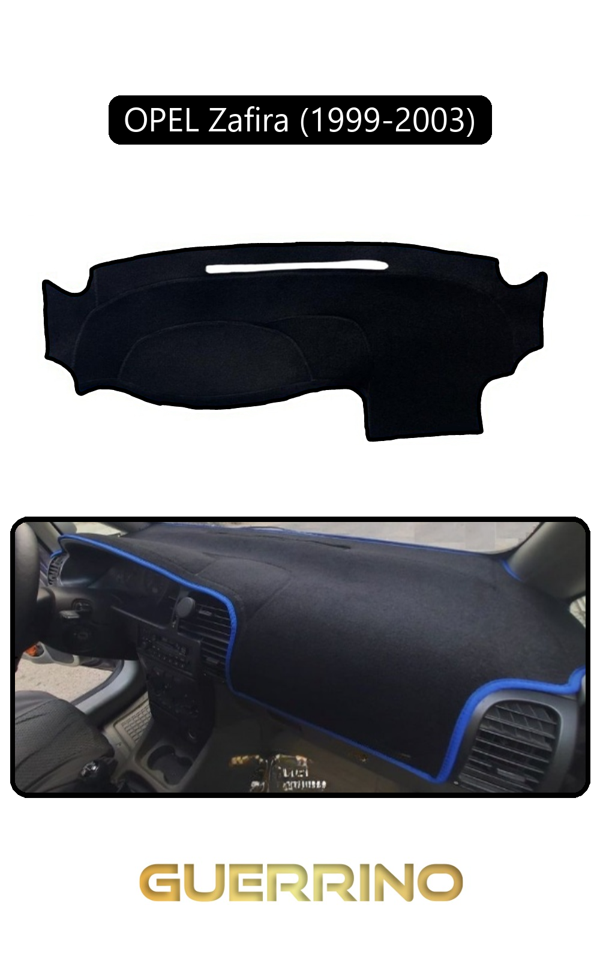 Alisevashop Opel Zafira (1999-2003)Torpido Koruma Halısı Siyah Kenar  - Image 1