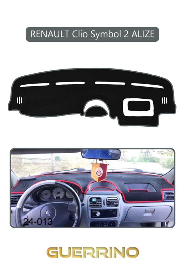 Alisevashop Renault Clio Symbol 2 Alızetorpido Koruma Halısı Gri Kenar  - Image 1