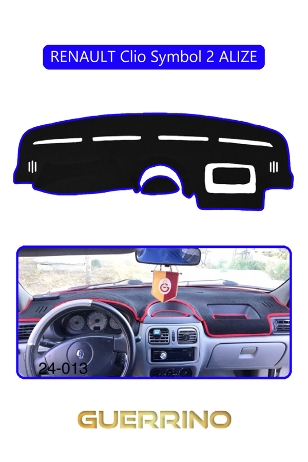 Alisevashop Renault Clio Symbol 2 Alızetorpido Koruma Halısı Mavi Kenar  - Image 1