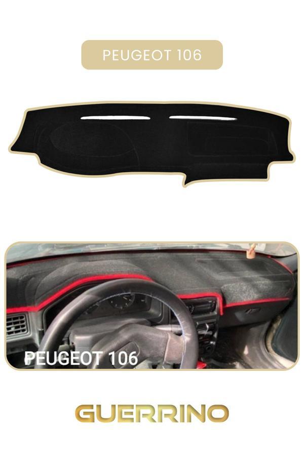 Alisevashop Peugeot 106 Torpido Koruma Halısı Bej Kenar  - Image 1
