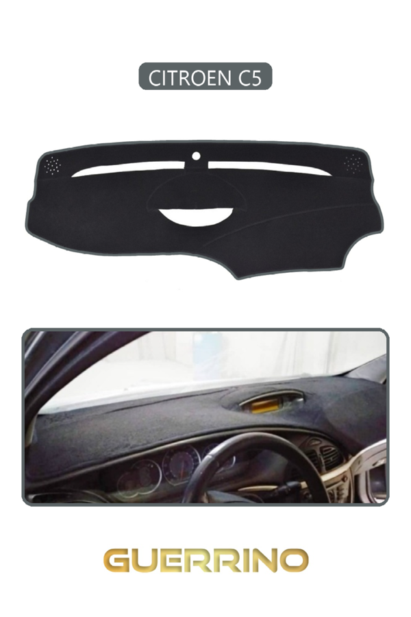 Alisevashop Cıtroen C5Torpido Koruma Halısı Gri Kenar  - Image 1