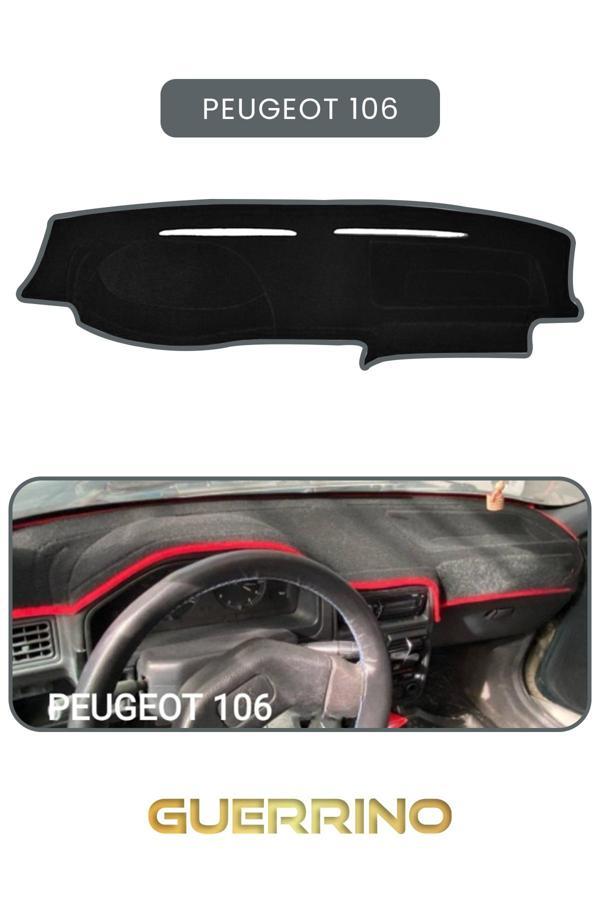 Alisevashop Peugeot 106 Torpido Koruma Halısı Gri Kenar  - Image 1
