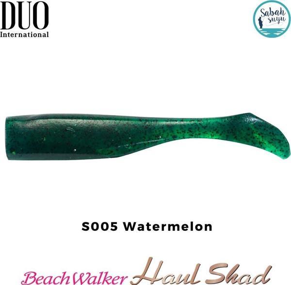 Duo Beach Walker Haul Shad Silikon Kuyruk 9.5 cm S005 Watermelon - Image 1