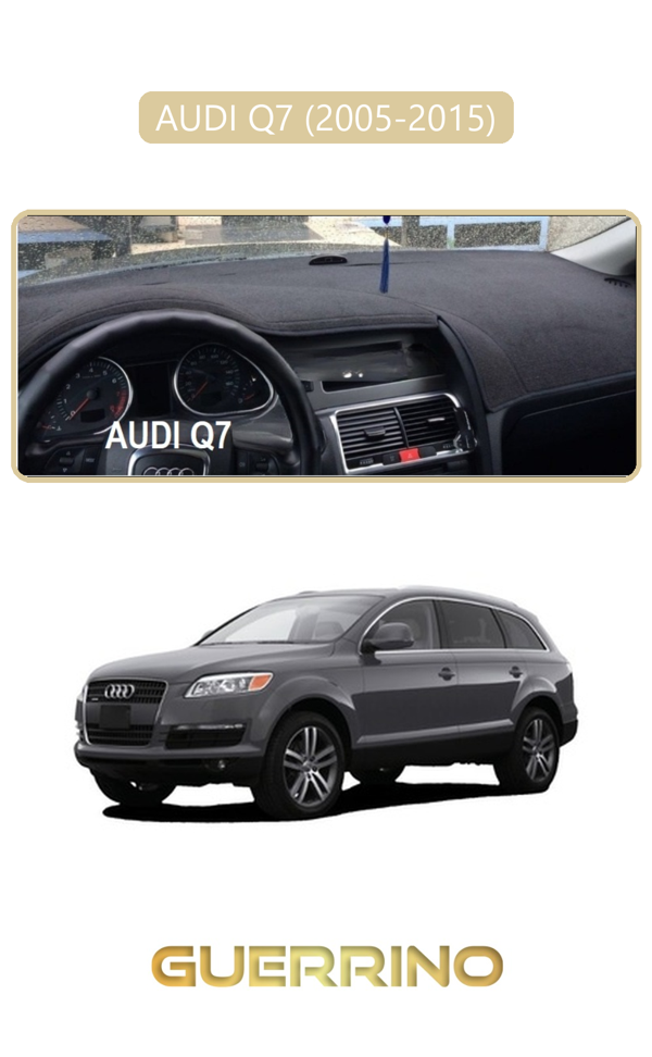 Alisevashop Audı Q7 (2005-2015)Torpido Koruma Halısı Bej Kenar  - Image 1