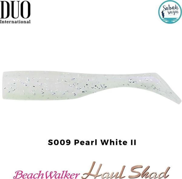Duo Beach Walker Haul Shad Silikon Kuyruk 9.5 cm S009 Pearl White II - Image 1