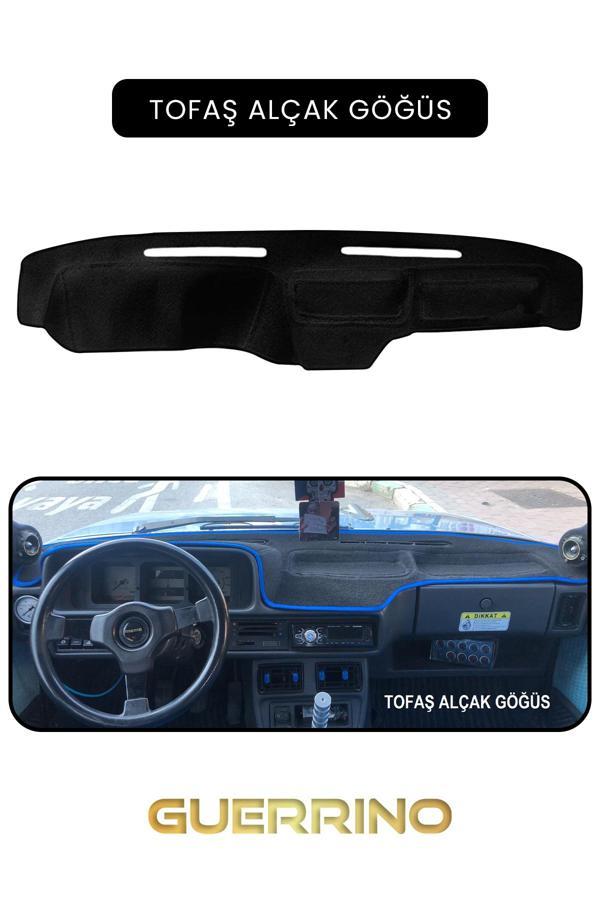 Alisevashop Tofaş Alçak Gögüstorpido Koruma Halısı Siyah Kenar  - Image 1