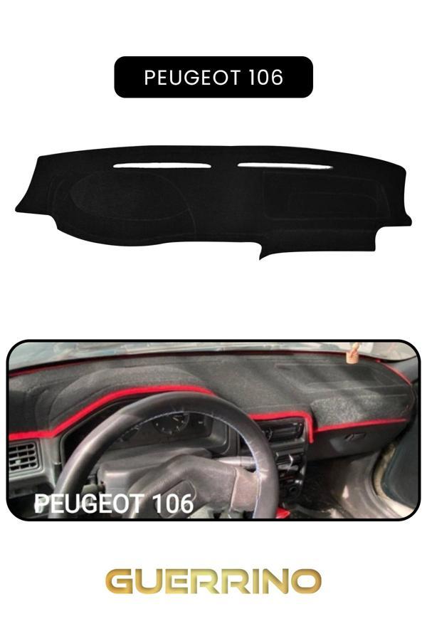 Alisevashop Peugeot 106 Torpido Koruma Halısı Siyah Kenar  - Image 1