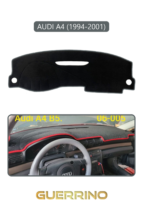 Alisevashop Audı А4 (1994-2001)Torpido Koruma Halısı Gri Kenar  - Image 1