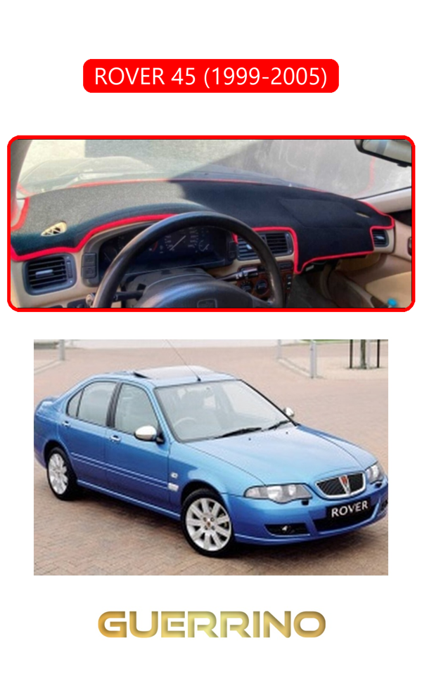 Alisevashop Rover 45 (1999-2005)Torpido Koruma Halısı Kırmızı Kenar  - Image 1