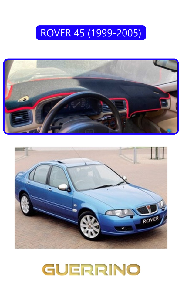 Alisevashop Rover 45 (1999-2005)Torpido Koruma Halısı Mavi Kenar  - Image 1